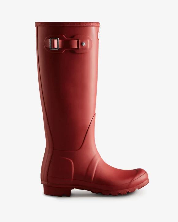 Hunter-Women's Original Tall Rain Boots-Military Red