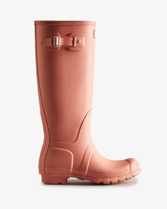 Hunter-Women's Original Tall Rain Boots-Rough Pink