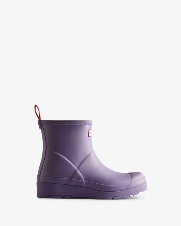 Hunter-Women's Play Short Rain Boots-Iridescent Purple
