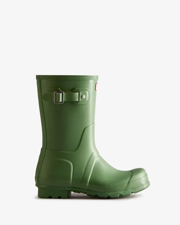 Hunter-Men's Original Short Rain Boots-Fell Green