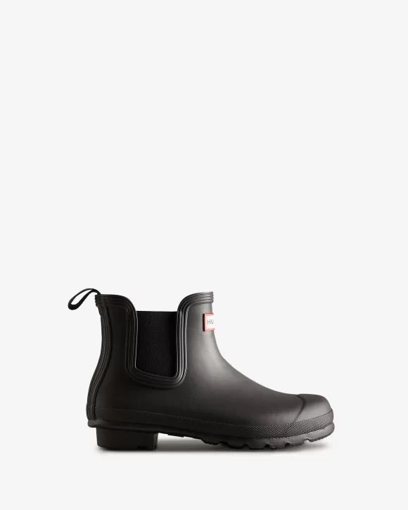 Hunter-Women's Insulated Chelsea Boots-Black