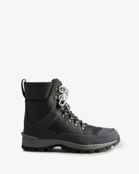 Hunter-Men's Insulated Recycled Polyester Commando Boots-Arctic Moss Green/Henson Navy