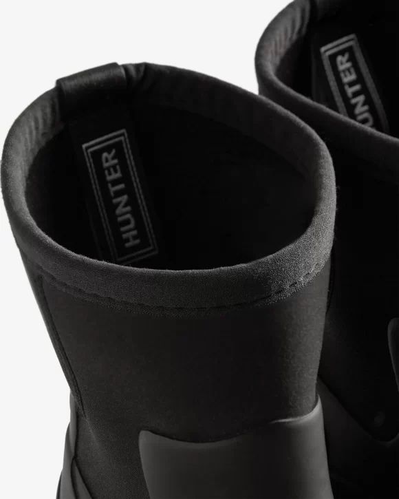 Hunter-Women's City Explorer Short Neoprene Boots-Black